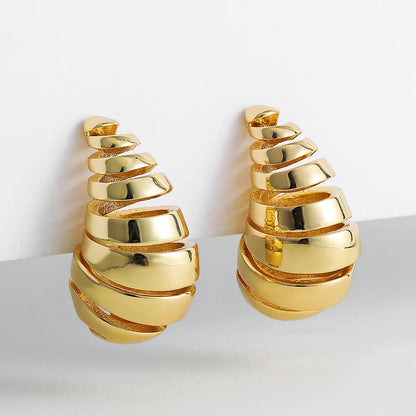 Celeste Gold Teardrop Earrings