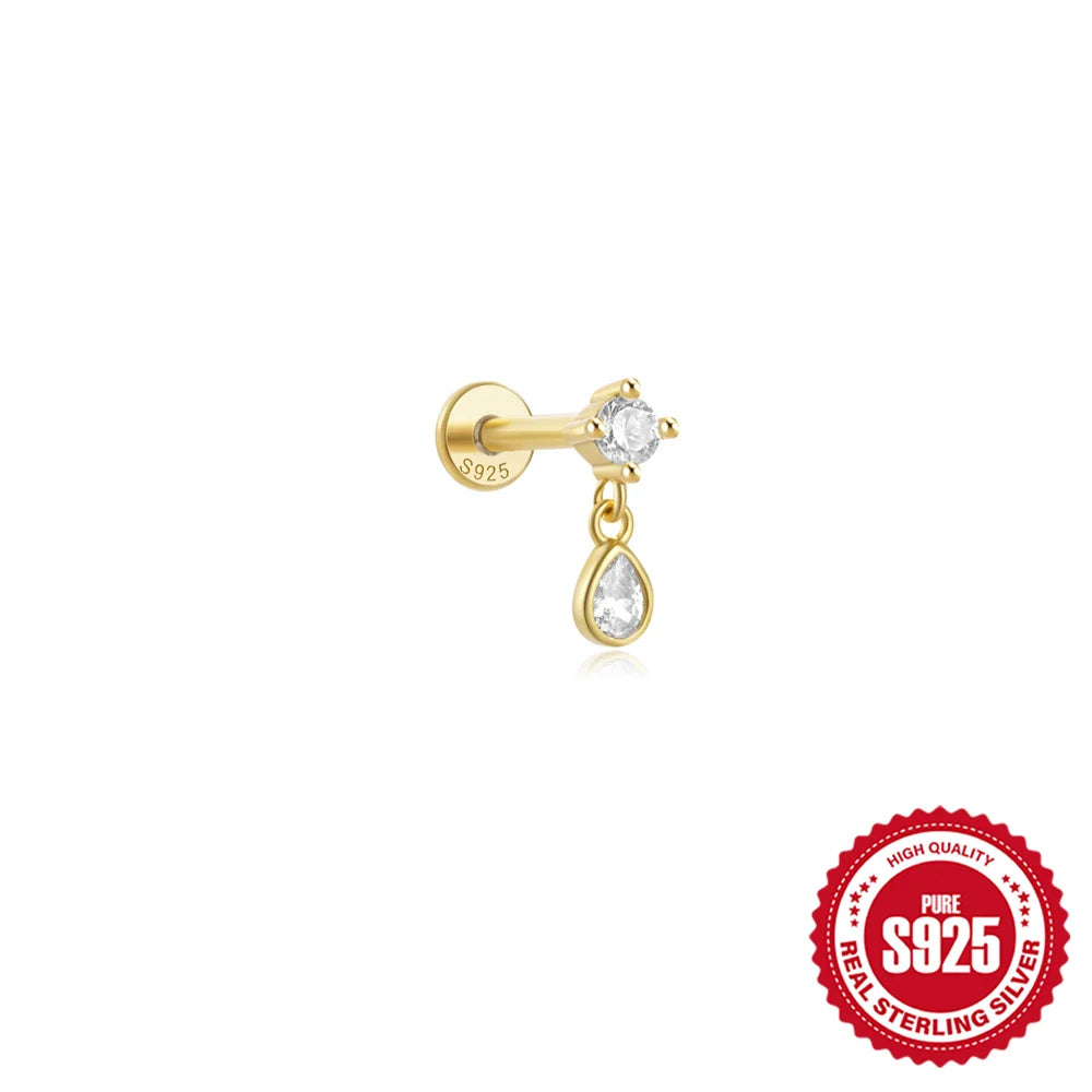 Celeste Moonstar Tassel Stud