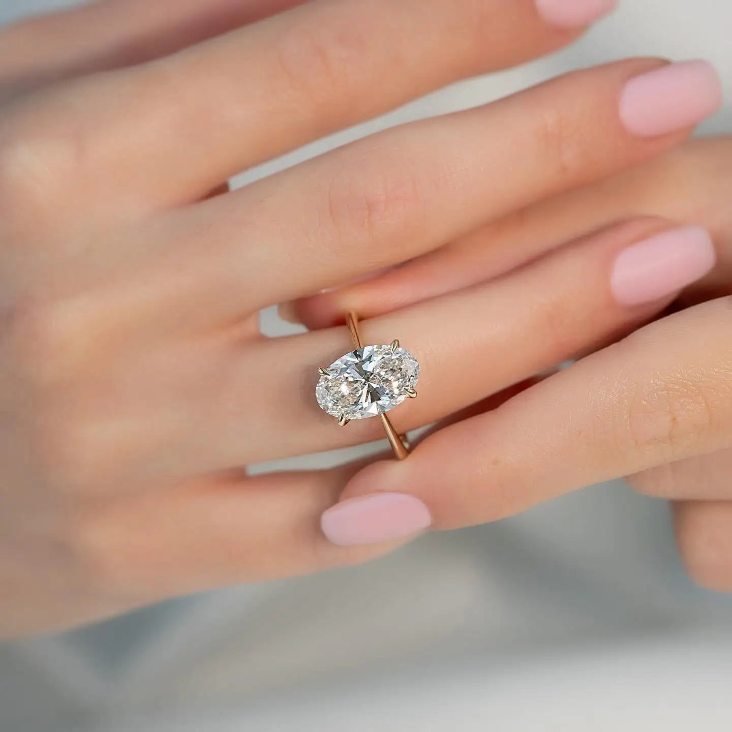 Luxury Sterling Zircon Promise Ring