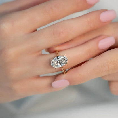 Luxury Sterling Zircon Promise Ring