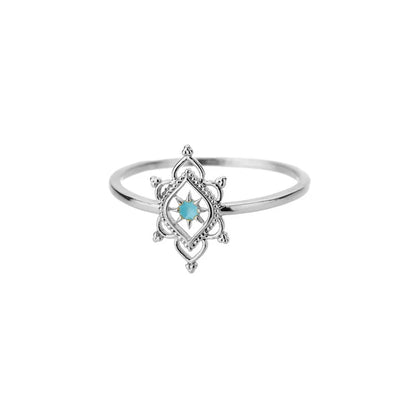 Ethereal Opal Flower Ring