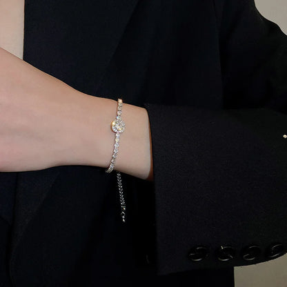 Celeste Gold Rhinestone Bracelet