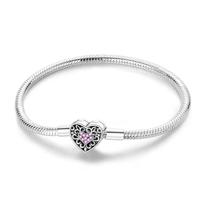 Holy Mother Heart Charm Bracelet