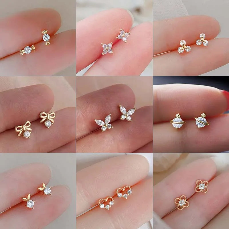 Celeste Candy Bloom Stud Set