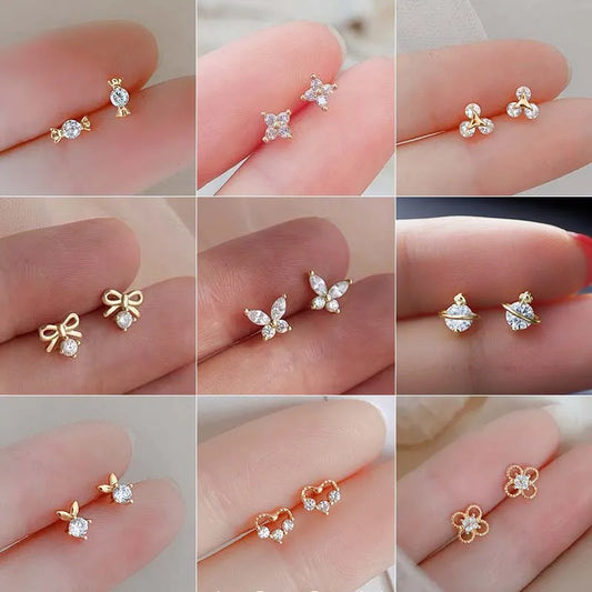 Celeste Candy Bloom Stud Set