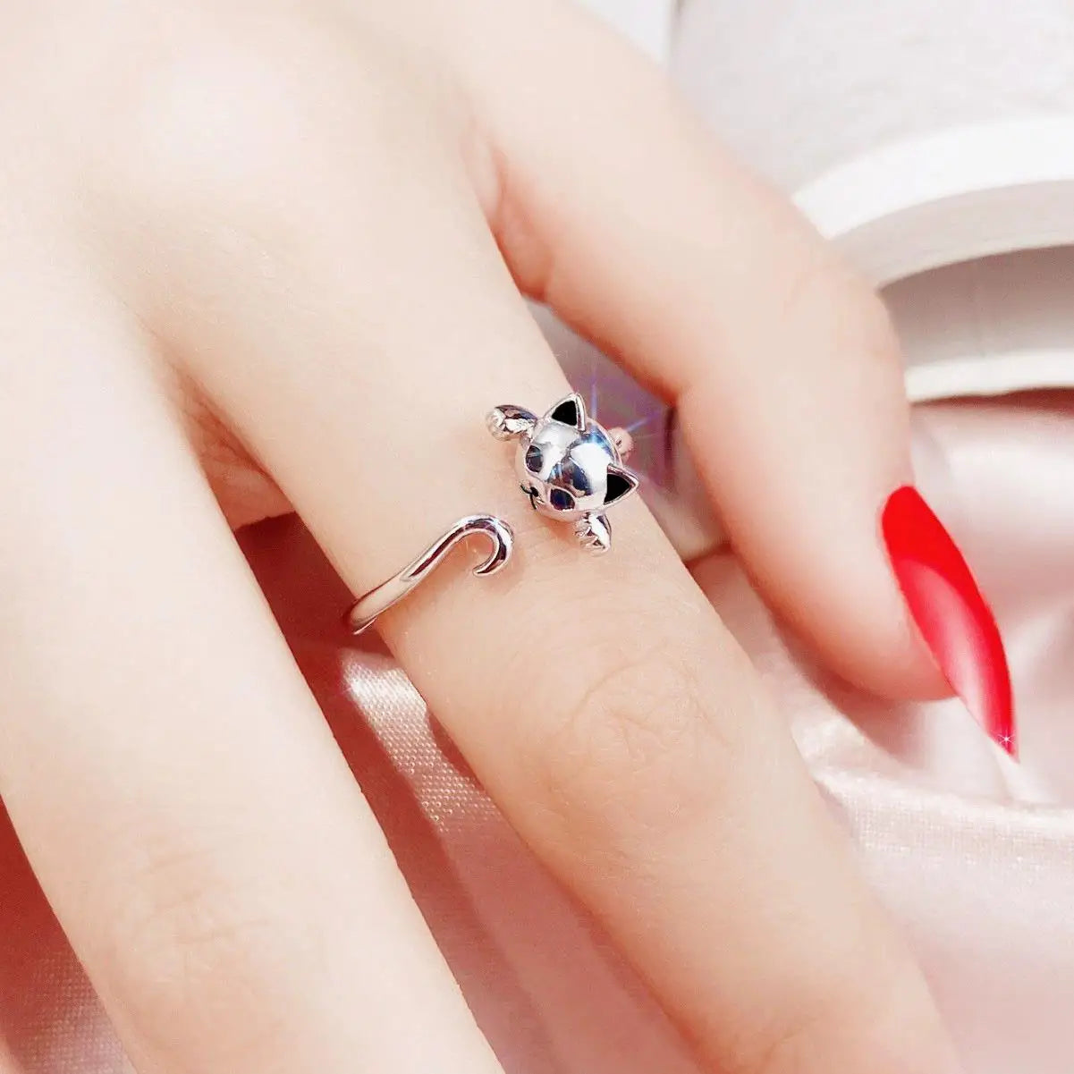 Celeste Double Wave Silver Ring