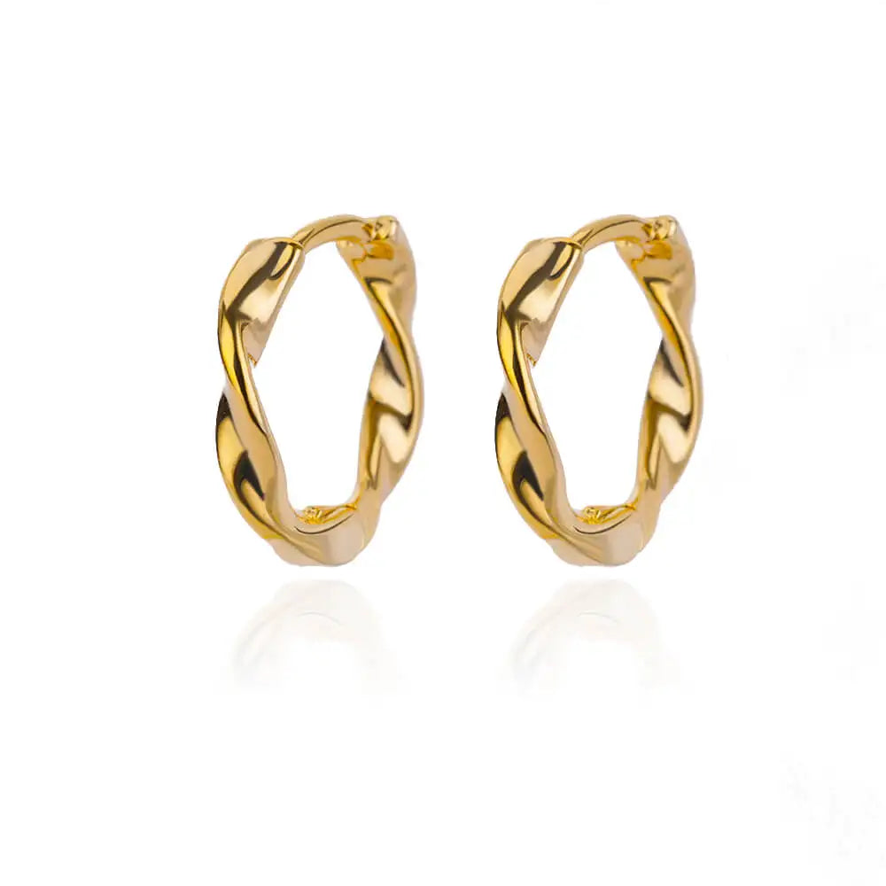 Celeste Star Hoop Earrings