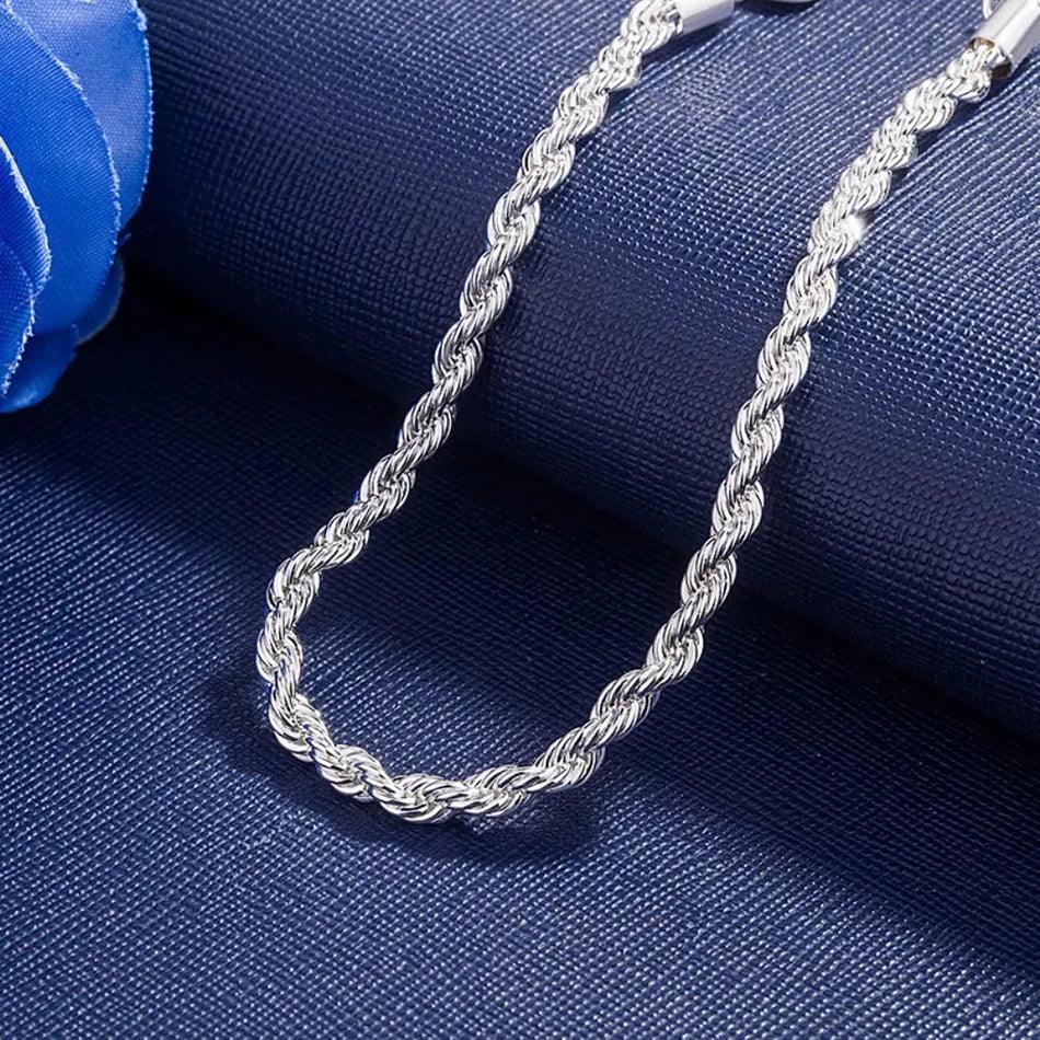 Celeste Sterling Rope Chain Bracelet