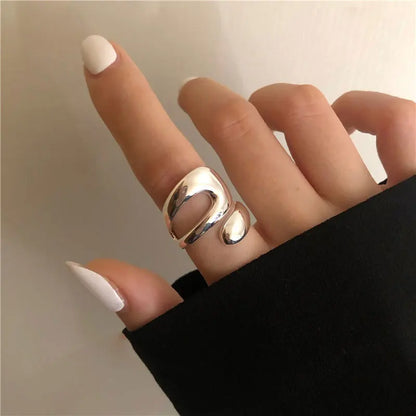 Vintage Geometric Charm Ring